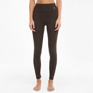 PUMA Women's Exhale High Waist Leggings Training full length Brown Size Small